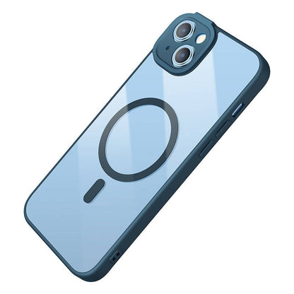 Baseus Frame Transparent Magnetic Case and Tempered Glass set for iPhone 14 Plus (blue) - Product Image 6