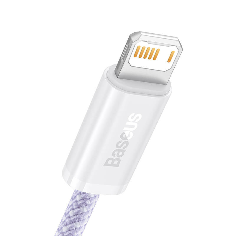 USB cable for Lightning Baseus Dynamic 2 Series, 2.4A, 2m (purple) - Product Image 2
