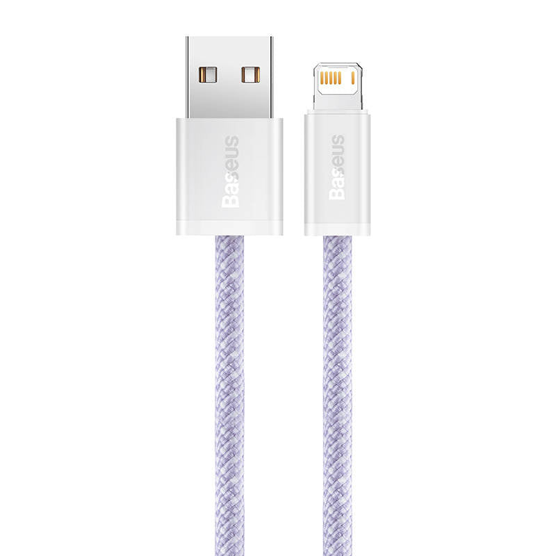 USB cable for Lightning Baseus Dynamic 2 Series, 2.4A, 1m (purple) - Product Image 4