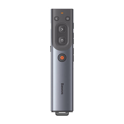 Baseus Orange Dot Multifunctional remote control for presentation, with a red laser pointer - gray - Product Image 2