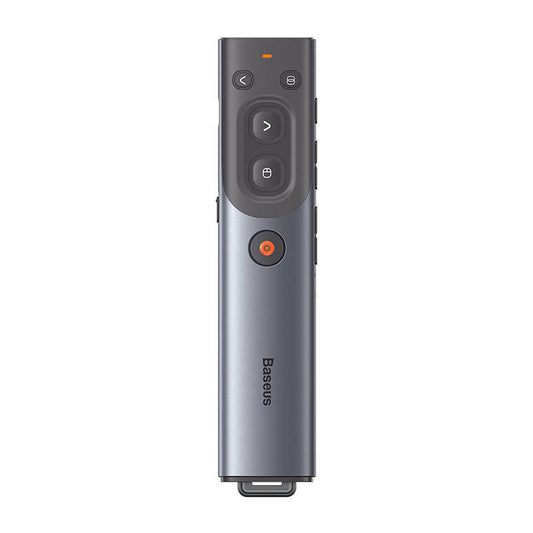Baseus Orange Dot Multifunctional remote control for presentation, with a red laser pointer - gray - Product Image 2