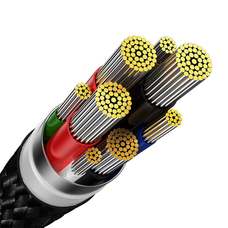 USB-C cable for USB-C Baseus Glimmer Series, 100W, 2m (Black) - Product Image 5