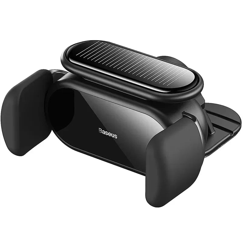 Solar Electric Car Phone Holder Baseus Steel Cannon Pro (Black) - Product Image 3