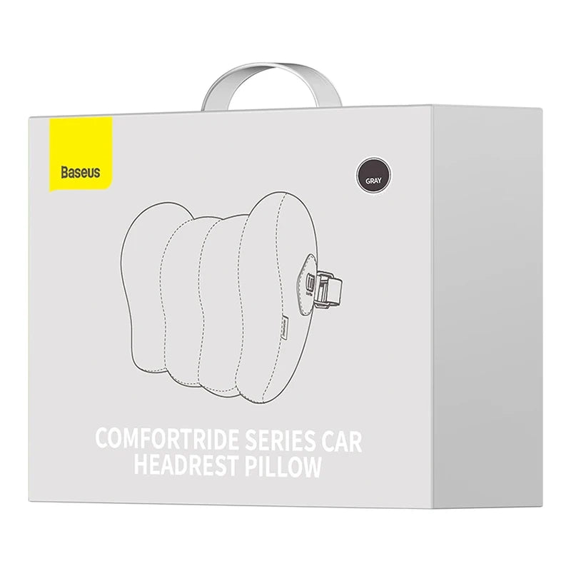 Car Headrest Mounted Pillow Baseus Comfort Ride (Grey) - Product Image 6