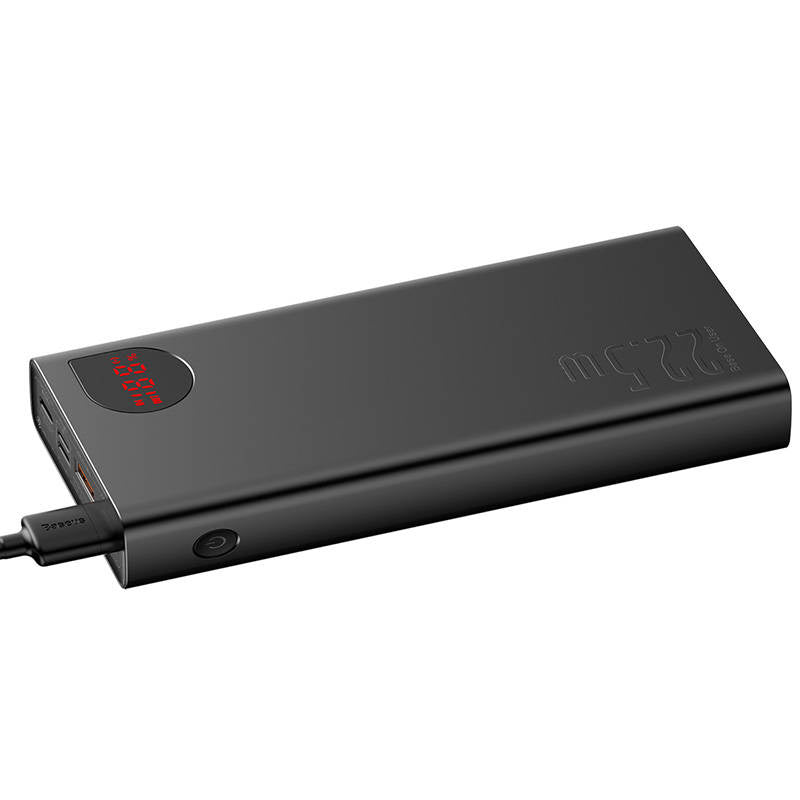 Powerbank Baseus Adaman Metal, 20000mAh, 2xUSB, USB-C, Lightning, microUSB  22.5W (black) - Product Image 2
