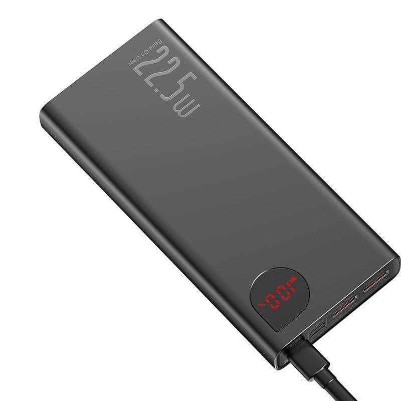 Powerbank Baseus Adaman Metal, 20000mAh, 2xUSB, USB-C, Lightning, microUSB  22.5W (black) - Product Image 3