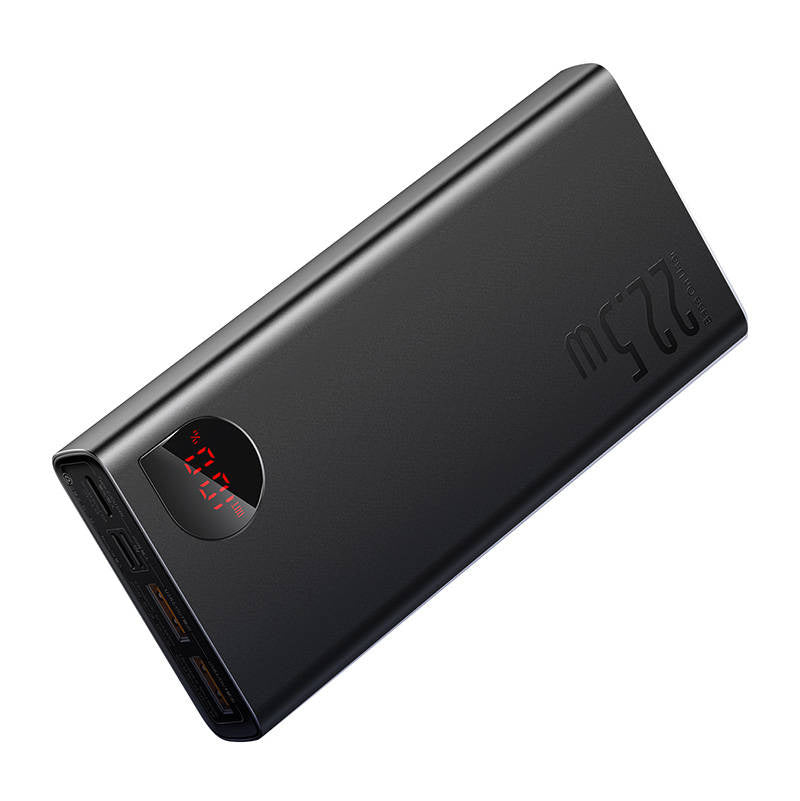 Powerbank Baseus Adaman Metal, 20000mAh, 2xUSB, USB-C, Lightning, microUSB  22.5W (black) - Product Image 5