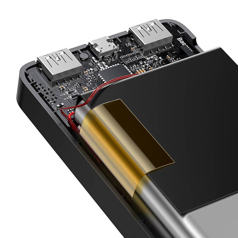 Powerbank Baseus Bipow 10000mAh, 15W (black) - Product Image 2