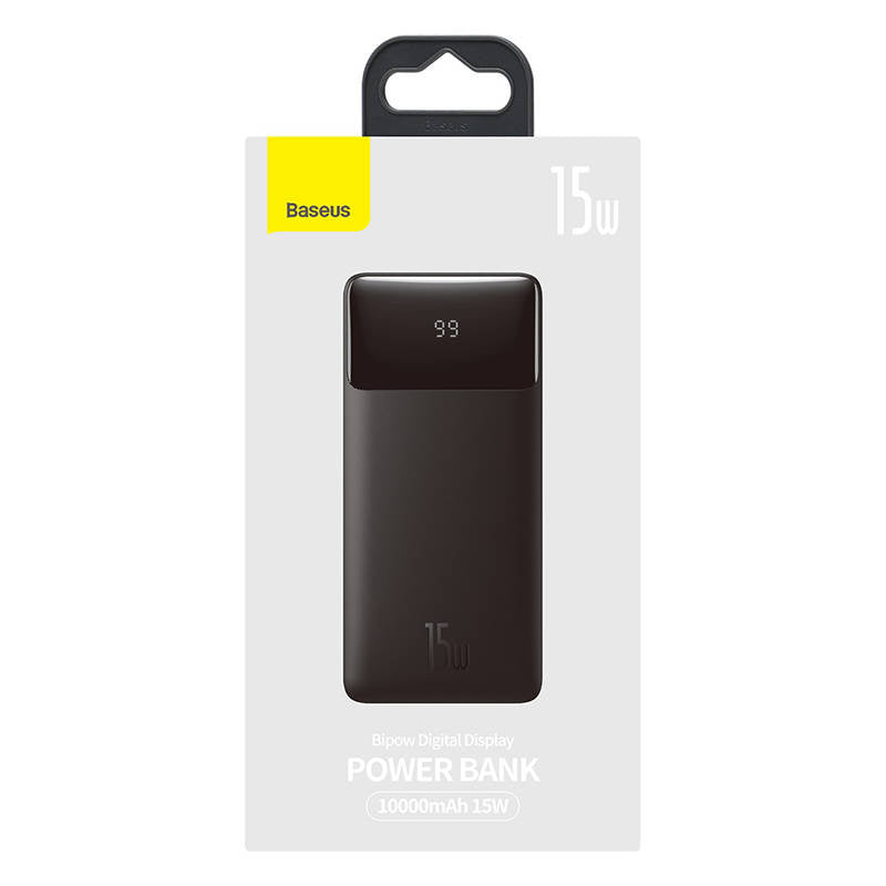 Powerbank Baseus Bipow 10000mAh, 15W (black) - Product Image 8