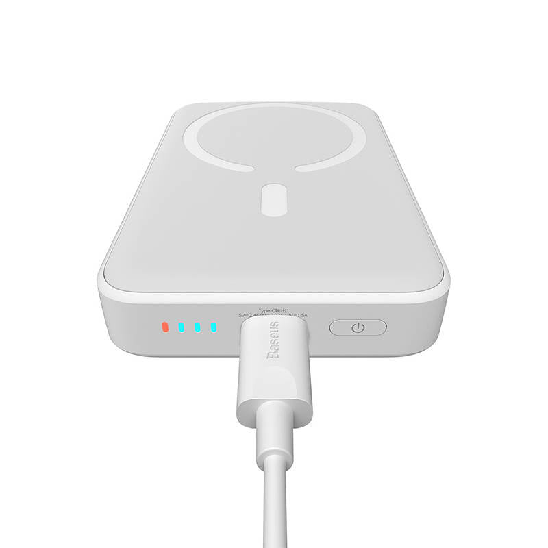 Powerbank Baseus Magnetic, 10000mAh, USB-C 20W, MagSafe (white) - Product Image 5