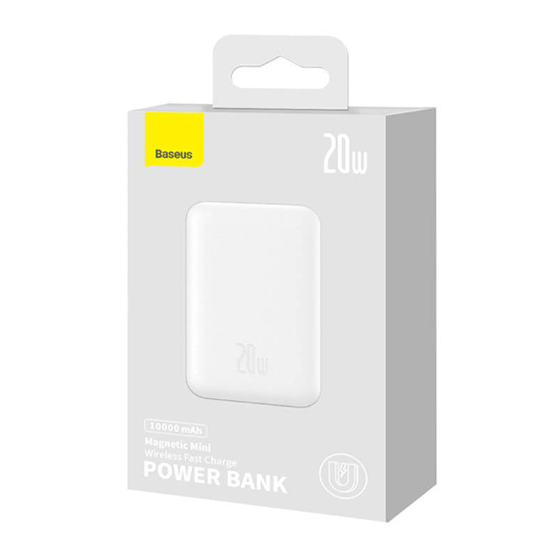 Powerbank Baseus Magnetic, 10000mAh, USB-C 20W, MagSafe (white) - Product Image 11