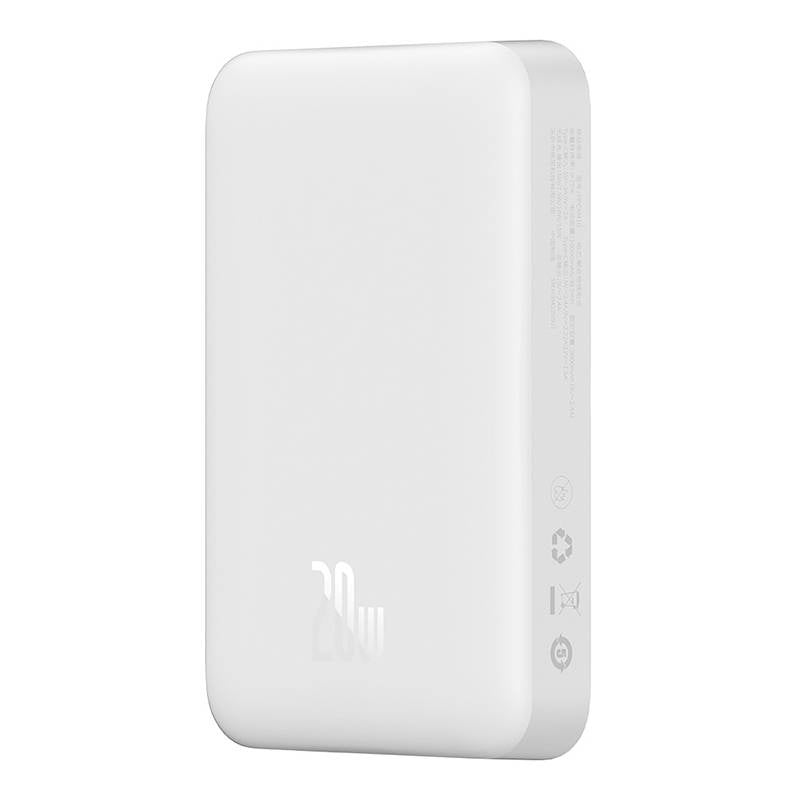 Powerbank Baseus Magnetic, 10000mAh, USB-C 20W, MagSafe (white) - Product Image 8