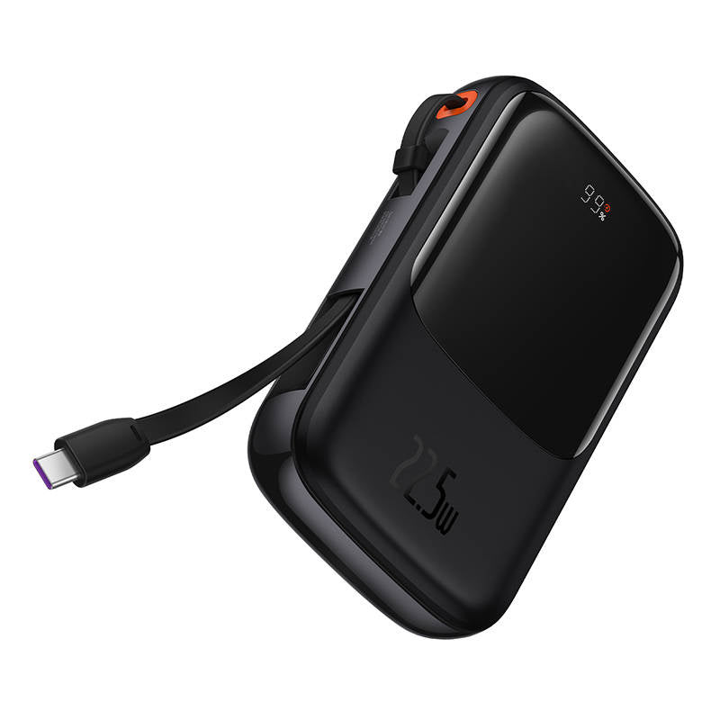 Powerbank Baseus Qpow PRO with cable, 10000mAh, 22.5W (Black) - Product Image 5