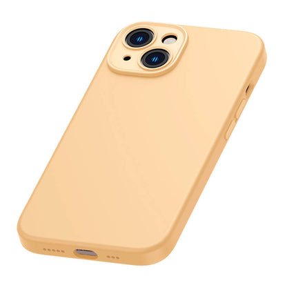Baseus Liquid Silica Gel Case for iPhone 14 Plus (sunglow)+ tempered glass + cleaning kit - Product Image 6