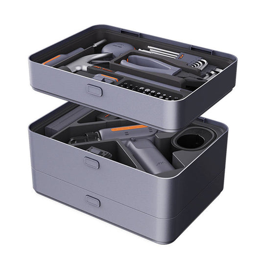 Komplettes Haushaltswerkzeug-Set + Akku-Bohrschrauber Jimi Home X3-ABC