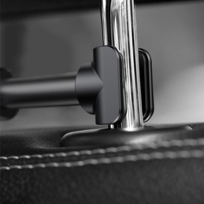 Baseus Backseat Car Mount SUHZ-01 Car Headrest Holder for Tablets / Smartphones 4.7-12.9" - Black