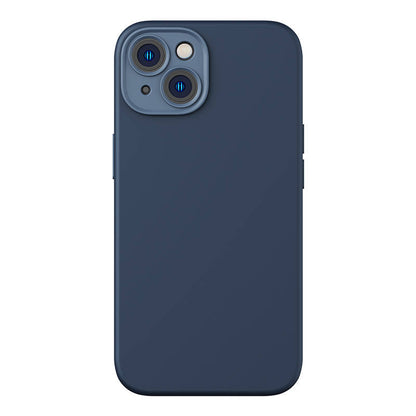Baseus Liquid Silica Magnetic Case and Tempered Glass set for iPhone 14 Plus (blue) - Product Image 2