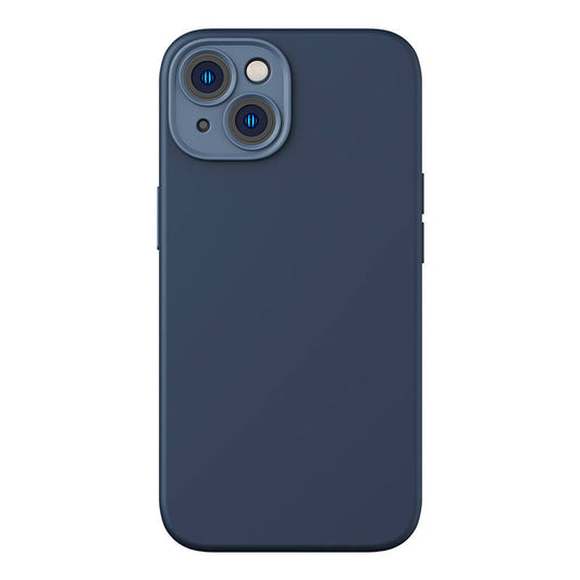 Baseus Liquid Silica Magnetic Case and Tempered Glass set for iPhone 14 Plus (blue) - Product Image 2