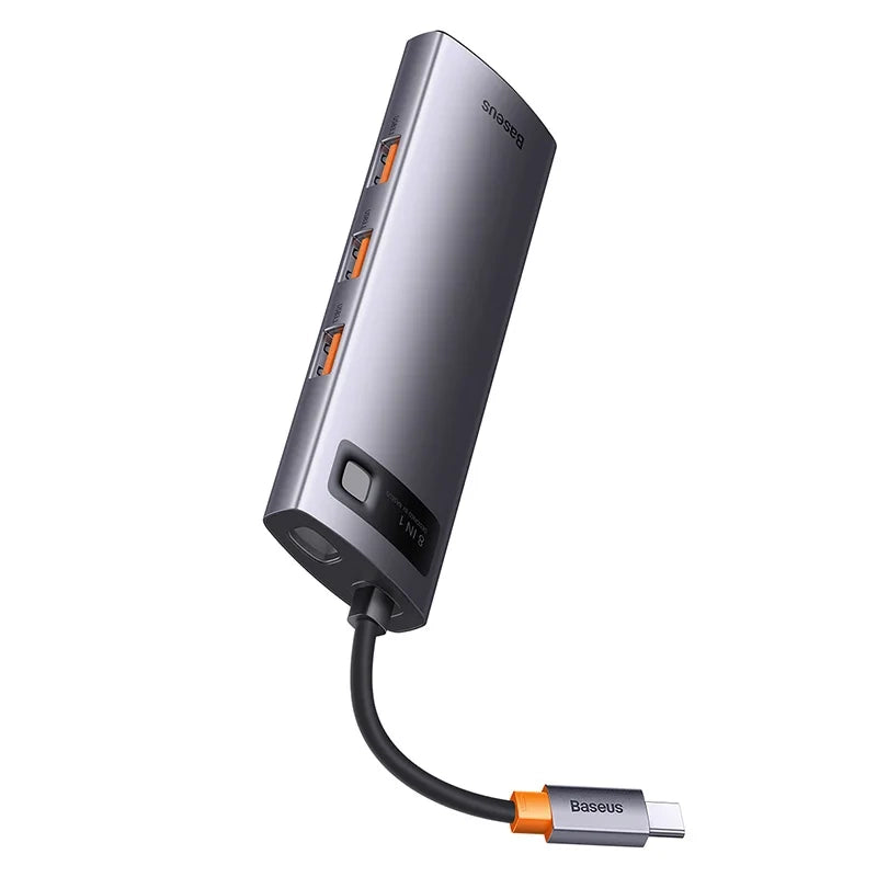 Hub 8in1 Baseus StarJoy Series, USB-C to 3x USB 3.1 + HDMI + USB-C PD + RJ45 + microSD/SD - Product Image 5