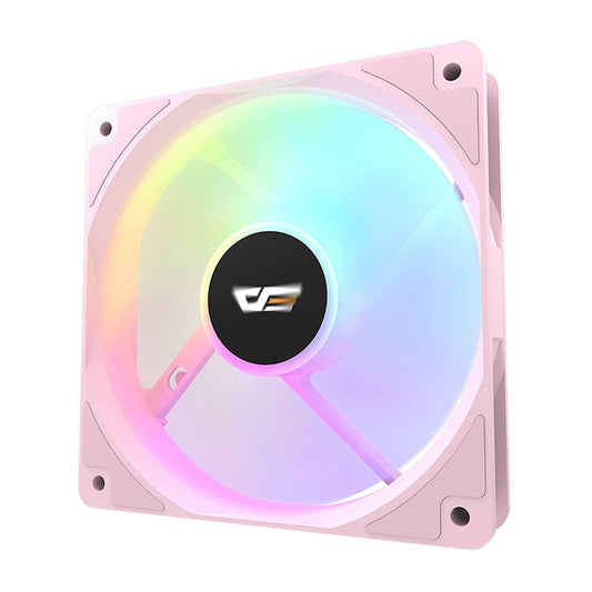 Computerlüfter Darkflash CL12 LED (120x120) (rosa)