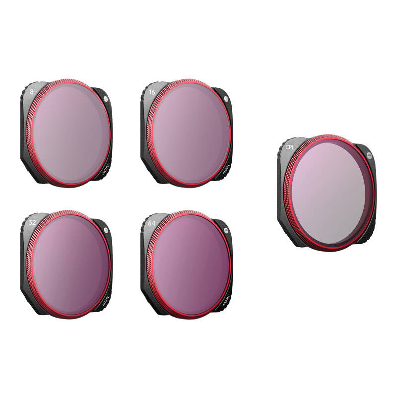 Set of 5 PGYTECH CPL+ ND-PL filters (ND-PL 8/16/32/64) for DJI Mavic 3 Classic - Product Image 1