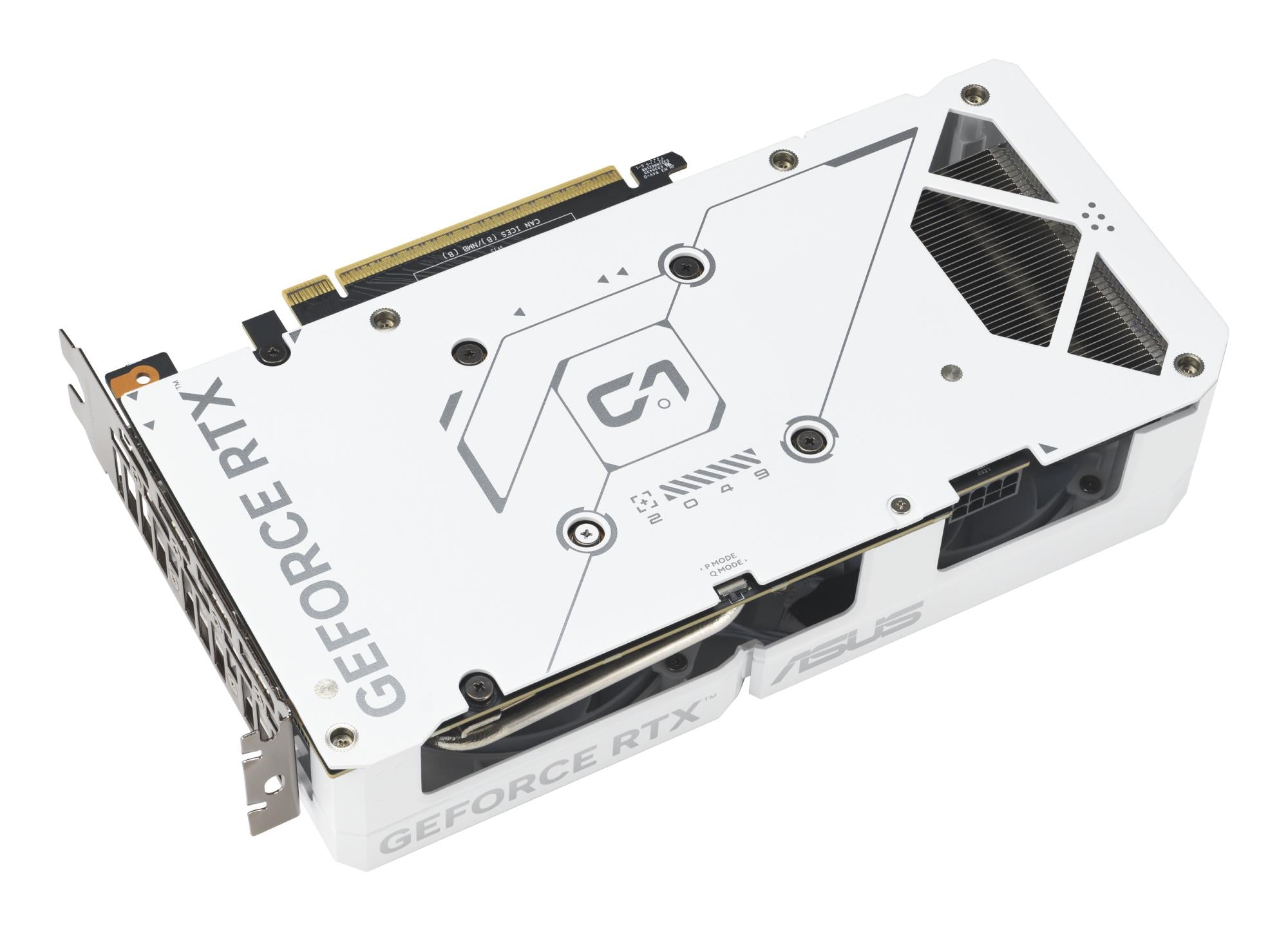 Graphics Card ASUS NVIDIA GeForce RTX 5060 Ti 16 GB GDDR7 128 bit PCIE 5.0 16x Dual Slot Fansink DUAL-RTX5060TI-O16G-WHITE
