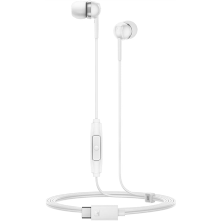 Sennheiser Headphones | CX 80U | Wired | In-ear | Microphone | White