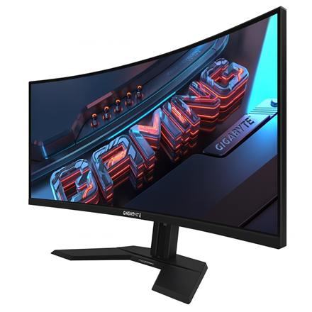Gigabyte | GS34WQC A | 34 " | SS VA | WQHD | 120 Hz | 1 ms | 3440 x 1440 pixels | 300 cd/m² | HDMI ports quantity 1