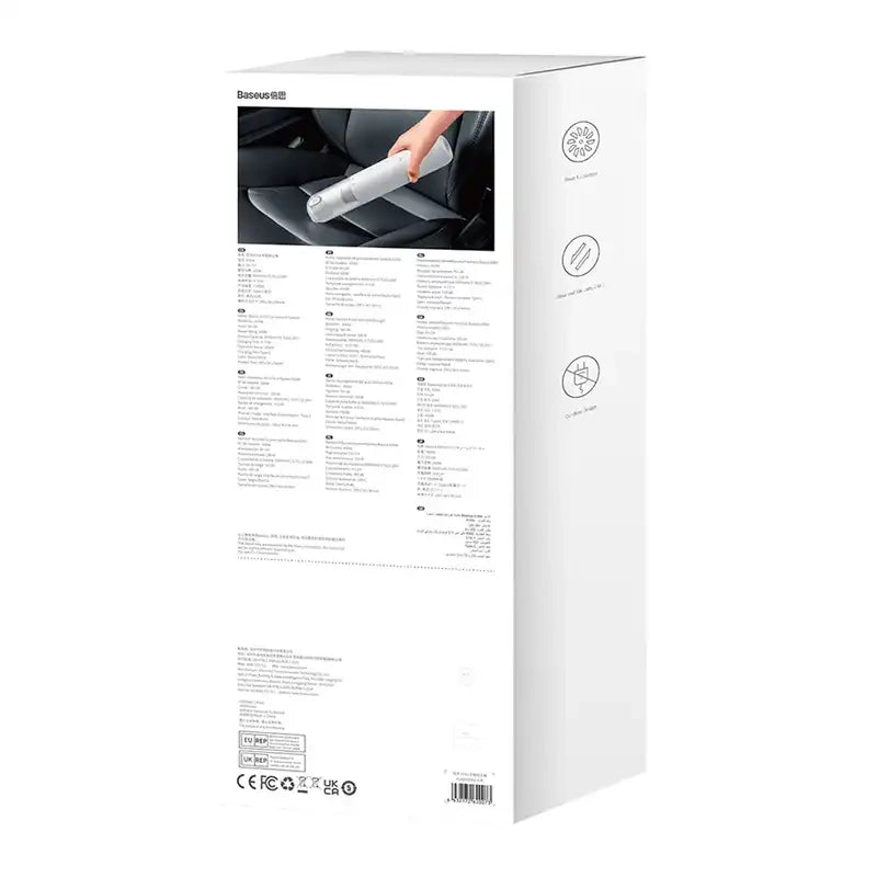 Cordless Car Vacuum Cleaner Baseus A3lite (white) - Product Image 9