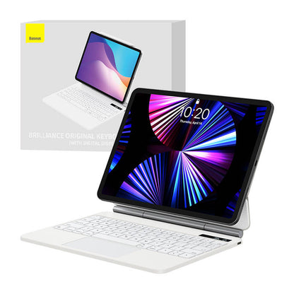 Case with keyboard for iPad Baseus Brilliance PRO 10, 10.9" (white) - Product Image 1