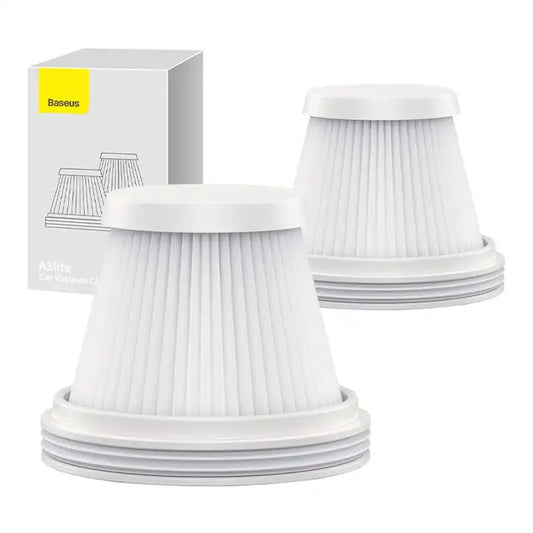 Baseus A3lite Car vacuum Cleaner filters 2 PCS (White) - Product Image 1