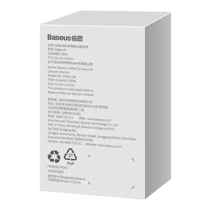 Baseus A3lite Car vacuum Cleaner filters 2 PCS (White) - Product Image 7