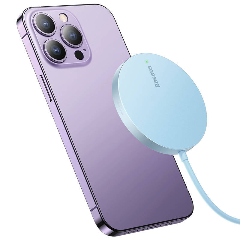Magnetic Wireless Charger Baseus Simple Mini 3 15W (Blue) - Product Image 5