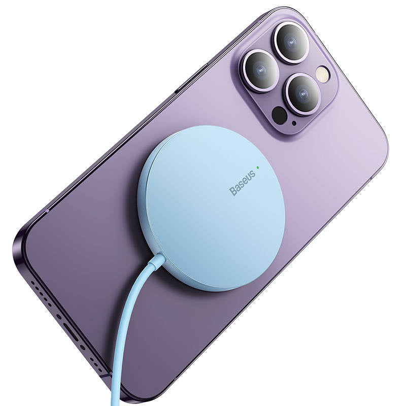Magnetic Wireless Charger Baseus Simple Mini 3 15W (Blue) - Product Image 6