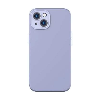 Baseus Liquid Silica Gel Case for iPhone 14 Plus (lavender)+ tempered glass + cleaning kit - Product Image 5