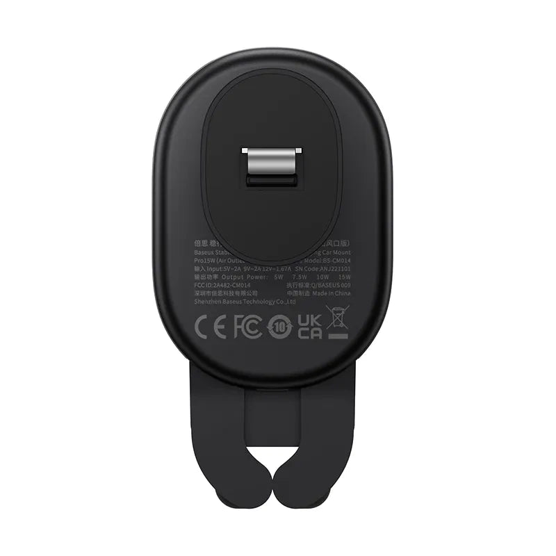 Stable Gravitational Wireless Charging Car Mount Baseus Pro 15W (black) - Product Image 3