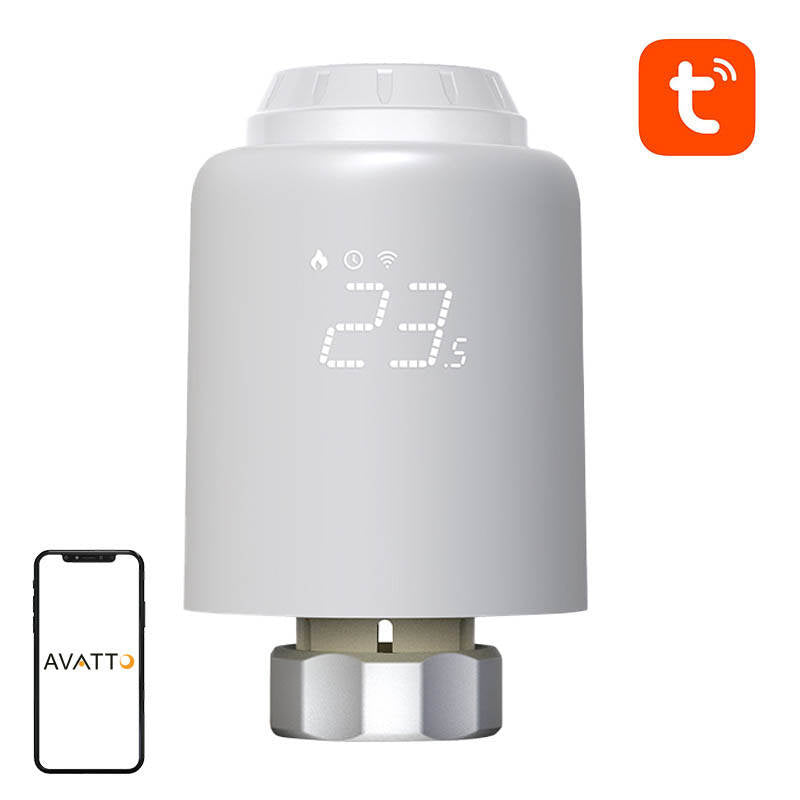Smart Thermostat Radiator Valve Avatto TRV07 Zigbee 3.0 TUYA - Product Image 1