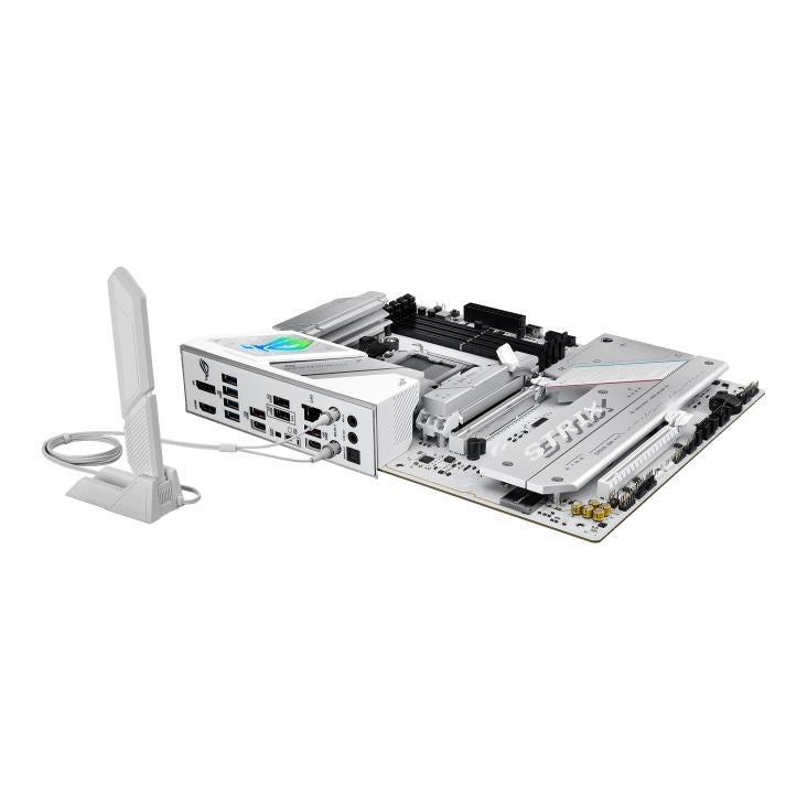 Mainboard ASUS AMD B850 SAM5 ATX Memory DDR5 Memory slots 4 1xPCI-Express 4.0 16x 1xPCI-Express 5.0 16x 4xM.2 1xHDMI 1xDisplayPort 12xUSB 2.0 3xUSB-C 1xOptical S/PDIF 1xRJ45 2xAudio port STRIXB850-AGAMINGWIFI