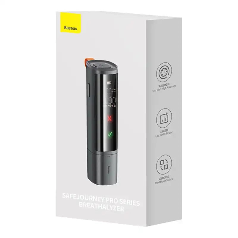 Electronic Breathalyzer Baseus SafeJourney Pro (Grey) - Product Image 8