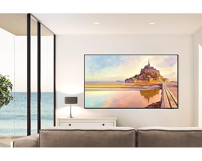 TV Set SAMSUNG 55" 4K/Smart QLED 3840x2160 Wireless LAN Bluetooth Tizen Black QE55QN90DATXXH