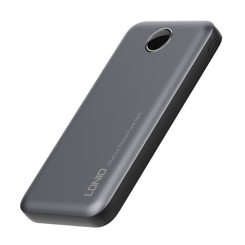 Powerbank LDNIO PQ10, 2xUSB, 22.5W, 10000mah (Grey) - Product Image 3