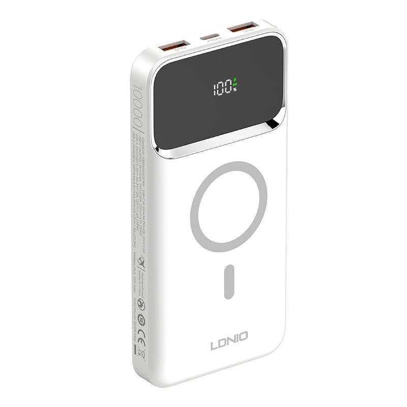 Powerbank LDNIO PQ12, 15W, 10000mah (white) - Product Image 2