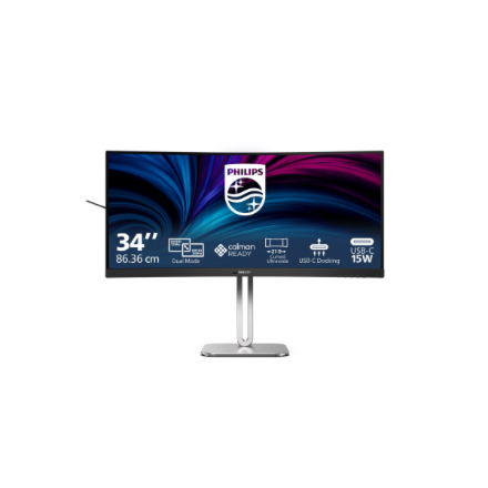 PHILIPS 34B2U5900C/00 34" DUAL Mode Curved Business monitor 21:9/5120x2160/350cdm2/2ms/DP HDMI USB-C | Philips | 34B2U59
