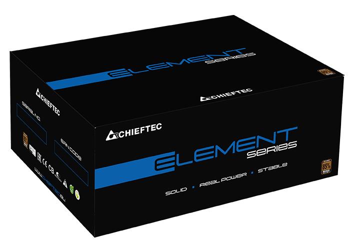 Power Supply CHIEFTEC 600 Watts Efficiency 80 PLUS BRONZE PFC Active ELP-600S