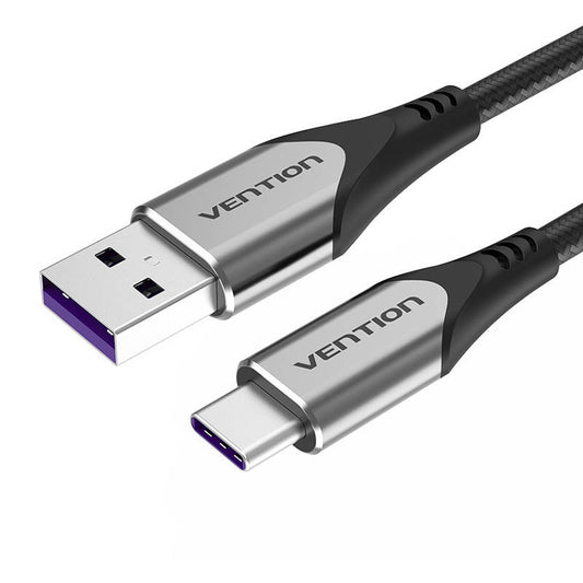 Kabel USB-C auf USB 2.0 Vention COFHG FC 5A 1,5m (grau)