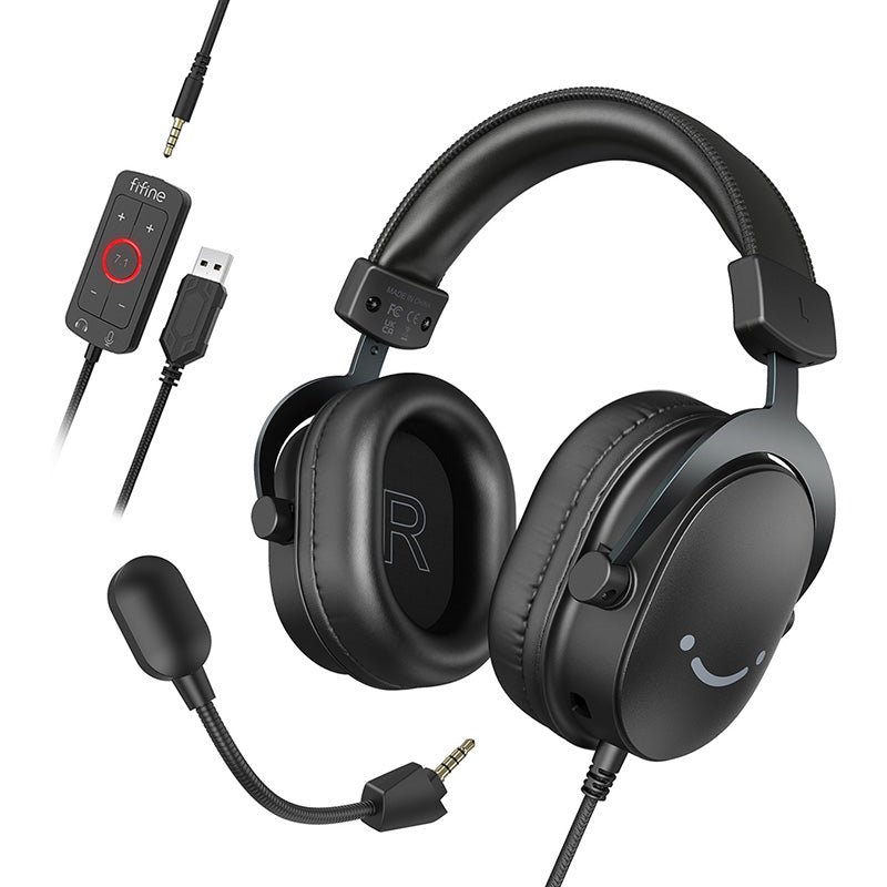 Fifine H9 gaming headphones (black) - Image 1
