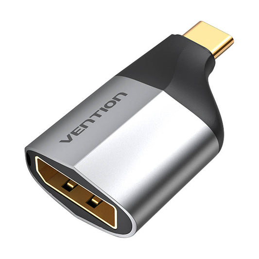 Adapter USB-C Stecker auf DisplayPort Buchse Vention TCCH0 4K 60Hz (schwarz)