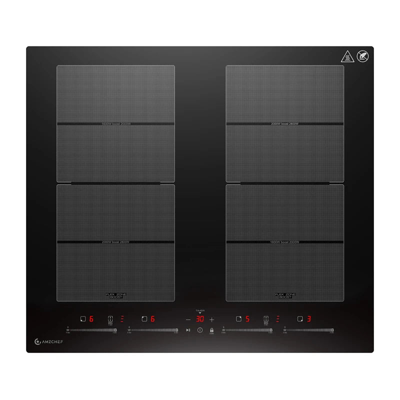 AMZCHEF CE-FS-I74S-FFDD10 Induction Cooktop, 4 zones - Image 1