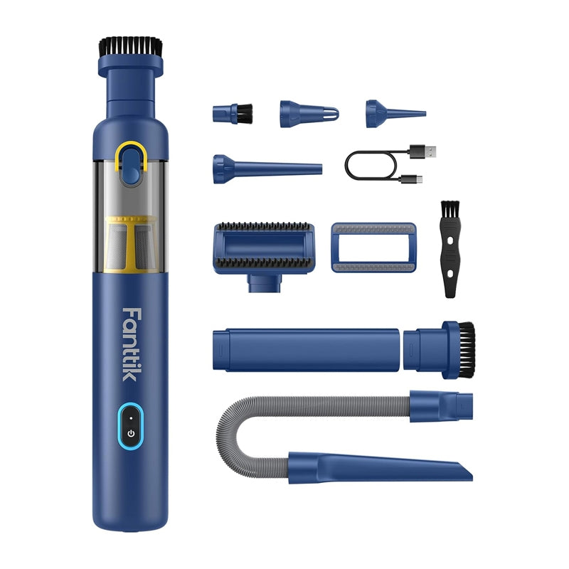 Fanttik V8 Apex Cordless Portable Car Vacuum Cleaner (Blue) - Image 1