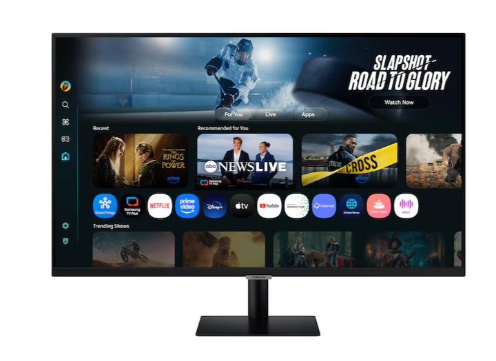 LCD Monitor SAMSUNG LS32FM700UUXDU 32" Smart/4K Panel VA 3840x2160 16:9 60 Hz 4 ms Speakers Colour Black LS32FM700UUXDU